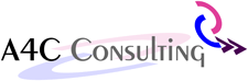 A4C Consulting Middlesex company logo design