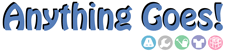Anything Goes Middlesex company logo design