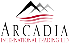 Arcadia International Import Export company logo design