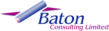 Baton Consulting Warrington company logo design