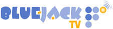 BlueJack TV TV company logo design