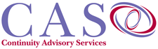 CAS - Continuity Advisory Services Consultancy company logo design