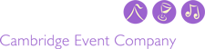 Cambridge Event Company Corporate Events company logo design