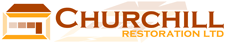 Churchill Restoration Ltd Logo Design for a Property Company based in London