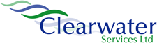 Clearwater Services Lancashire company logo design