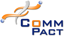 Comm Pact Spain company logo design