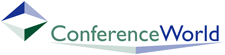 Conference World London company logo design