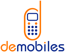 demobiles Logo Design for a Telecoms Company based in West Sussex