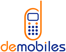 demobiles Telecoms company logo design