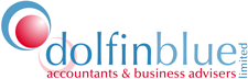 Dolfin Blue Logo Design for a Technology Company based in Coventry