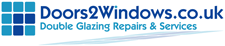 Doors2Windows Home Improvement company logo design