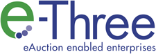 eThree London company logo design