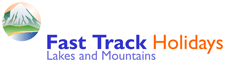 Fast Track Lakes and Mountains Holidays Wiltshire company logo design