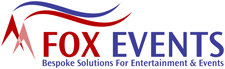 Fox Events Surrey company logo design