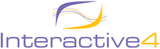 Interactive 4 TV company logo design