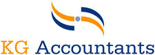 KG Accountants London company logo design