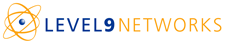 Level 9 Networks Logo Design for a Networking Company based in London