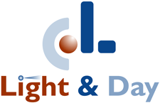 Light and Day Hampshire company logo design