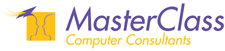 Master Class Computer Consultants Winsford company logo design
