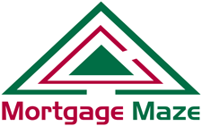 Mortgage Maze Mortgage company logo design