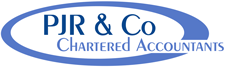 PJR and Co Chartered Accountants Accountancy company logo design