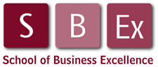 School of Business Excellence Training company logo design