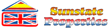 Sun State Properties Leeds company logo design