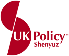 UK Policy Shenyuz London company logo design