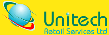 Unitech Retail Services Derbyshire company logo design