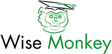 Wise Monkey Hertfordshire company logo design