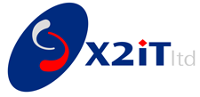 X2 IT Logo Design for a IT Company based in London